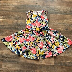 Bonnie Jean Pink and Yellow Sleeveless Sundress